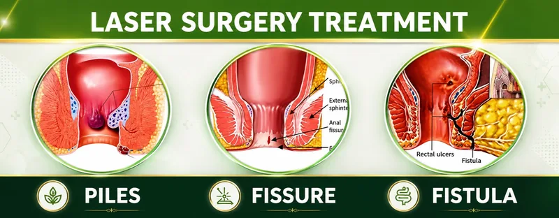 Laser Surgery Treatment for Piles, Fissure and Fistula